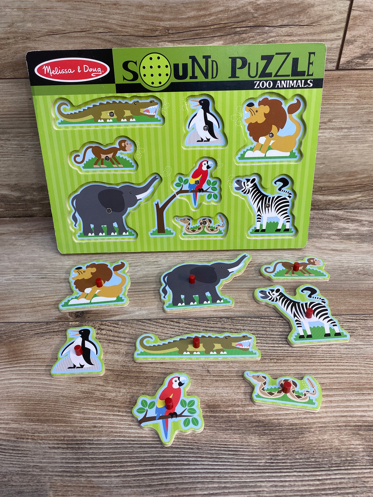 Melissa & Doug Zoo Animals Sound Puzzle