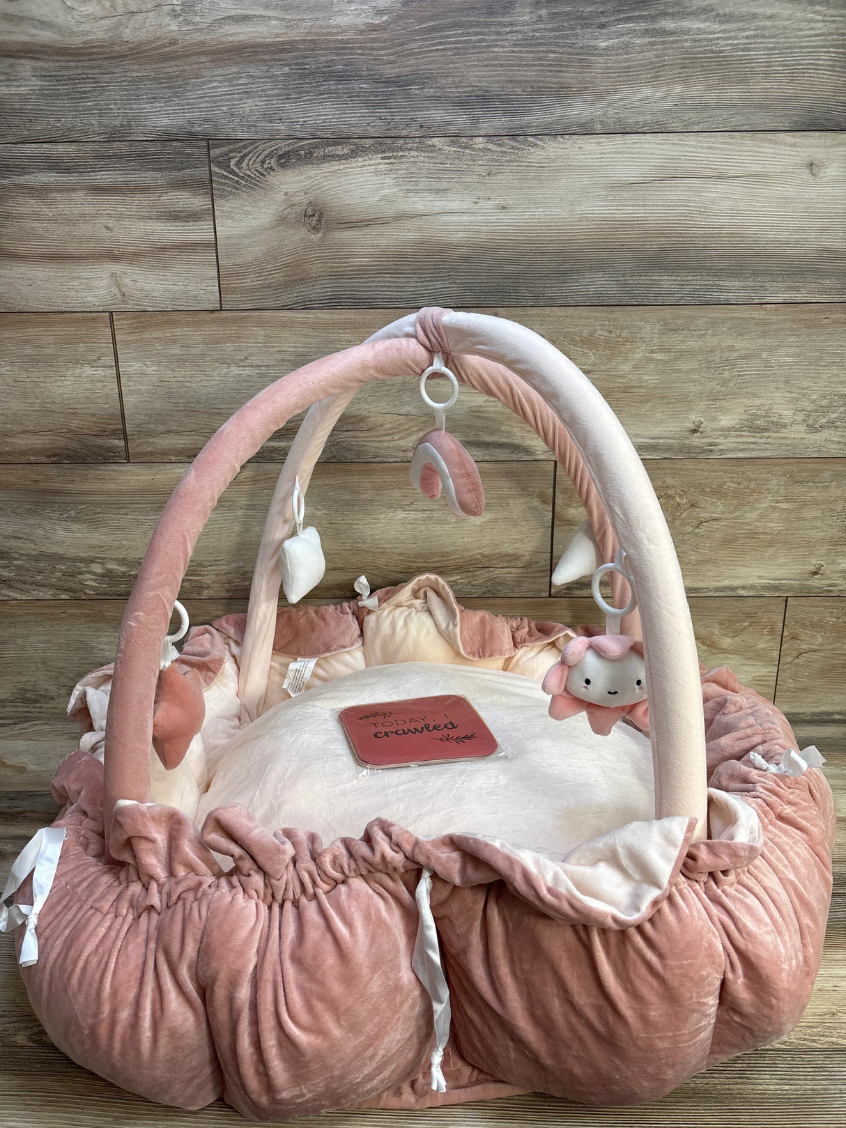 HAN-MM 5-in-1 Convertible Baby Play Gym, Pink