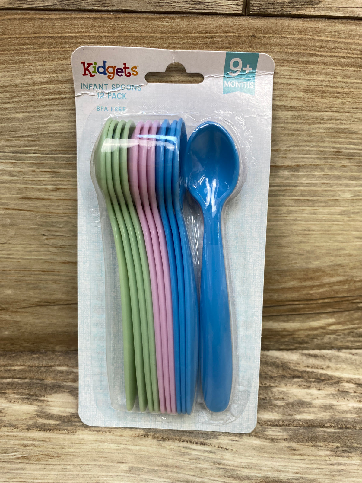 NEW Kidgets 12pk Infant Spoons 9m+