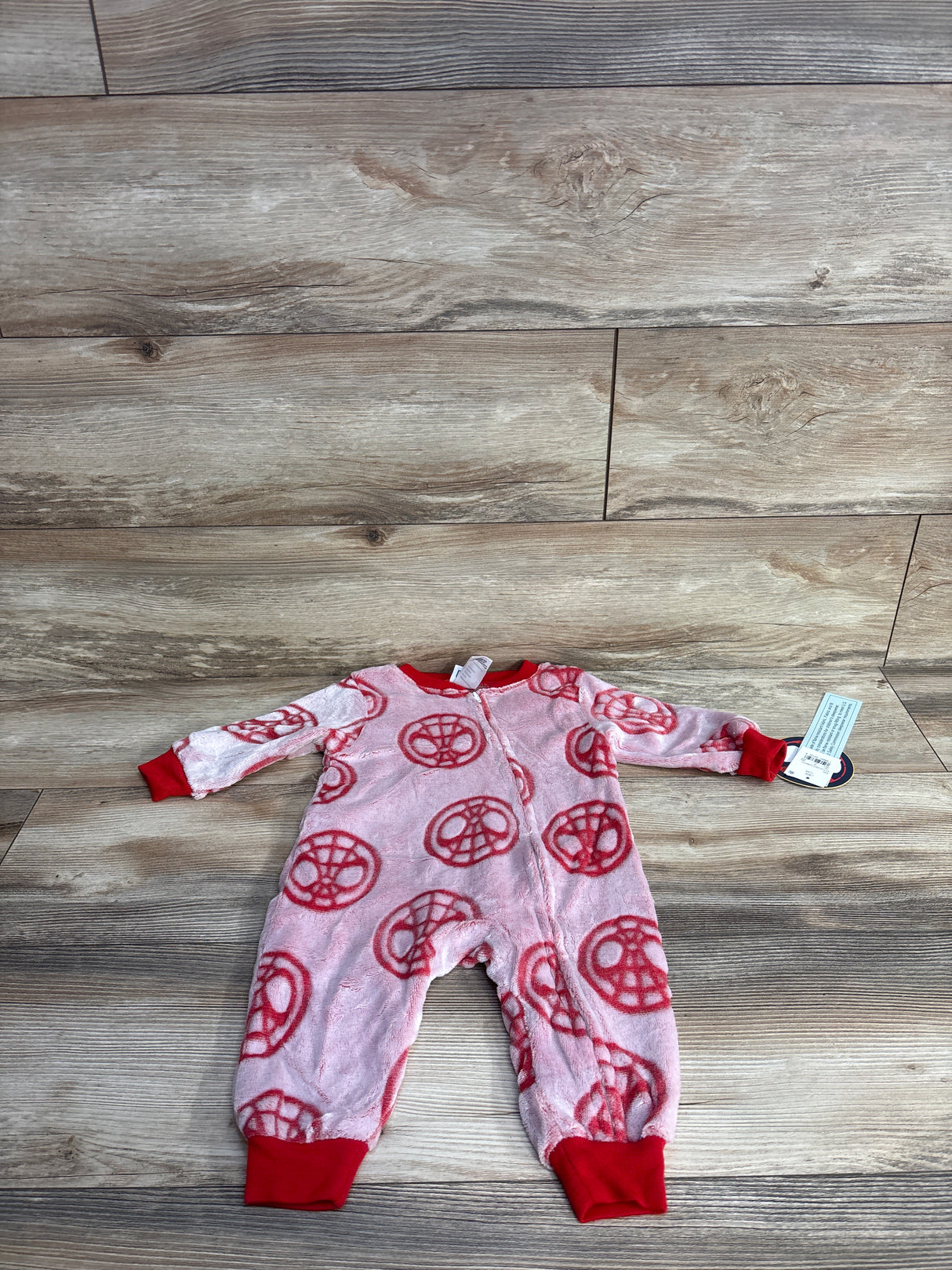 NEW Marvel Spidey and his Amazing Friends Fleece Sleeper Red sz 12m