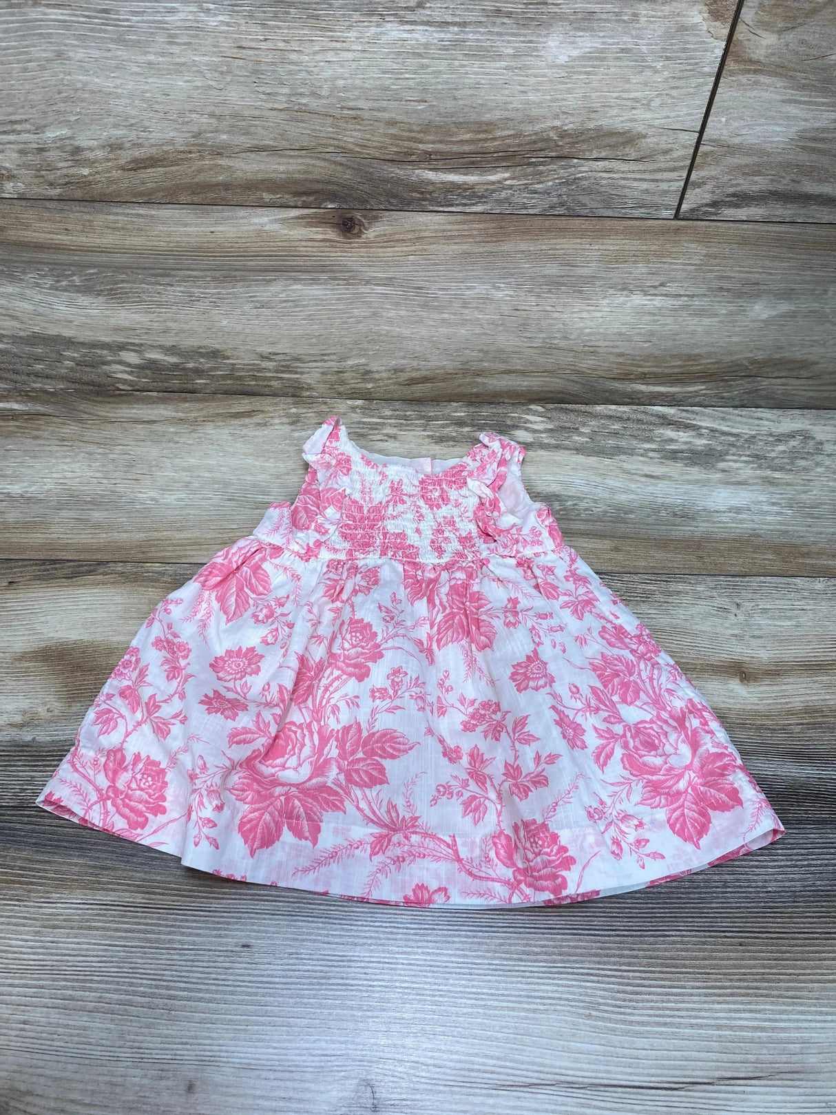 Baby Gap Floral Dress White sz 6-12m