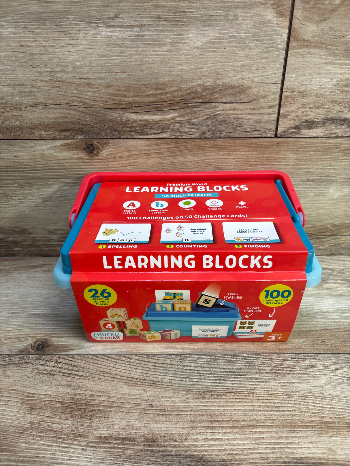 NEW Chuckle & Roar Learning Blocks Activity Bin