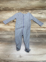 PL Baby Ribbed Sleeper Grey sz Newborn