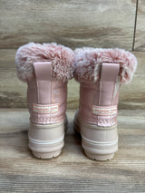 London Fog Faux Fur Winter Snow Boots Pink sz 7C