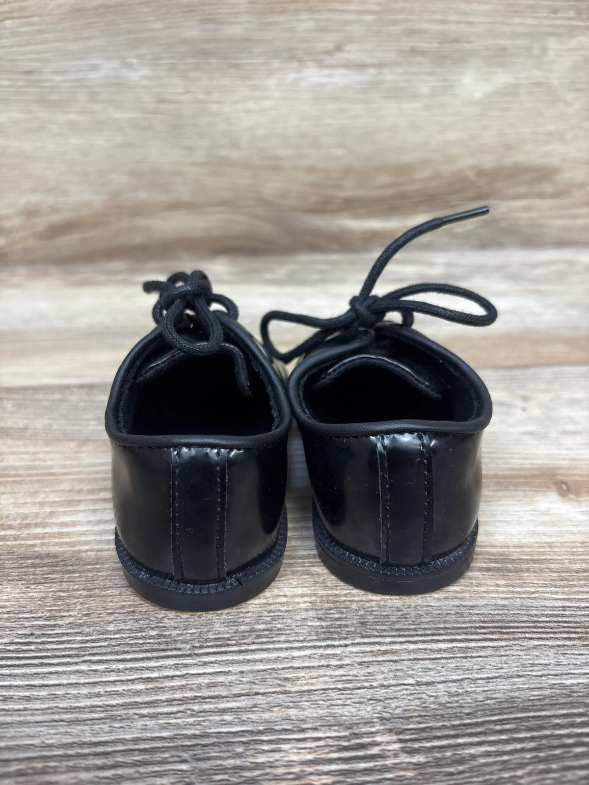 H&M Patent Derby Shoes Black sz 4-5c