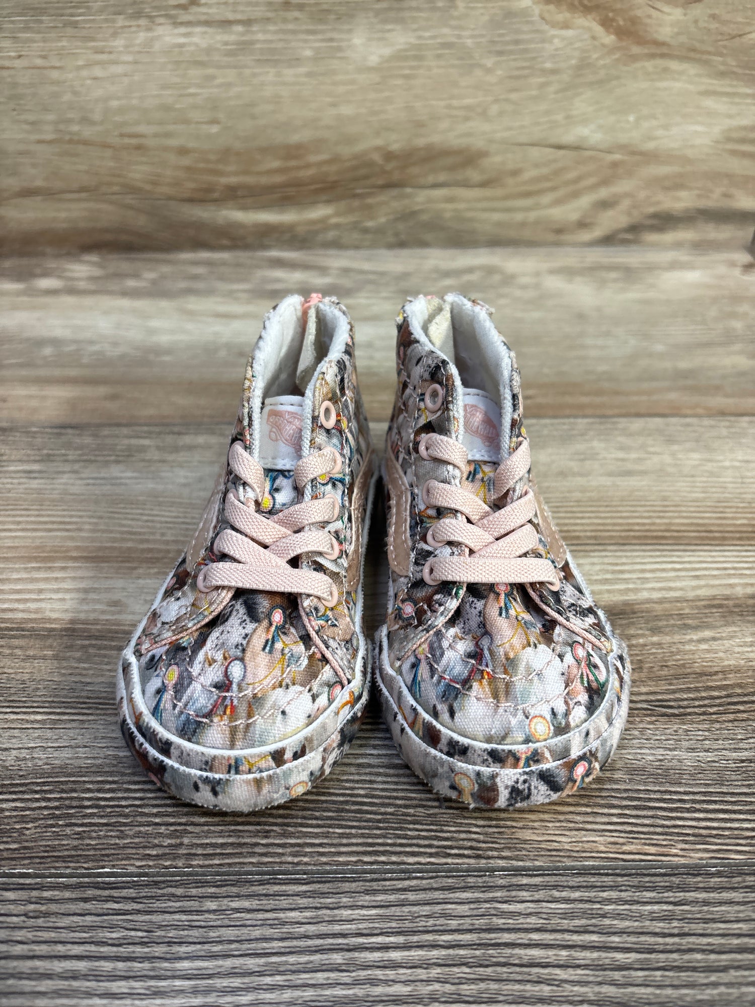 Vans x Molo Sk8-Hi Zip Horse Shoes Pink sz 5c