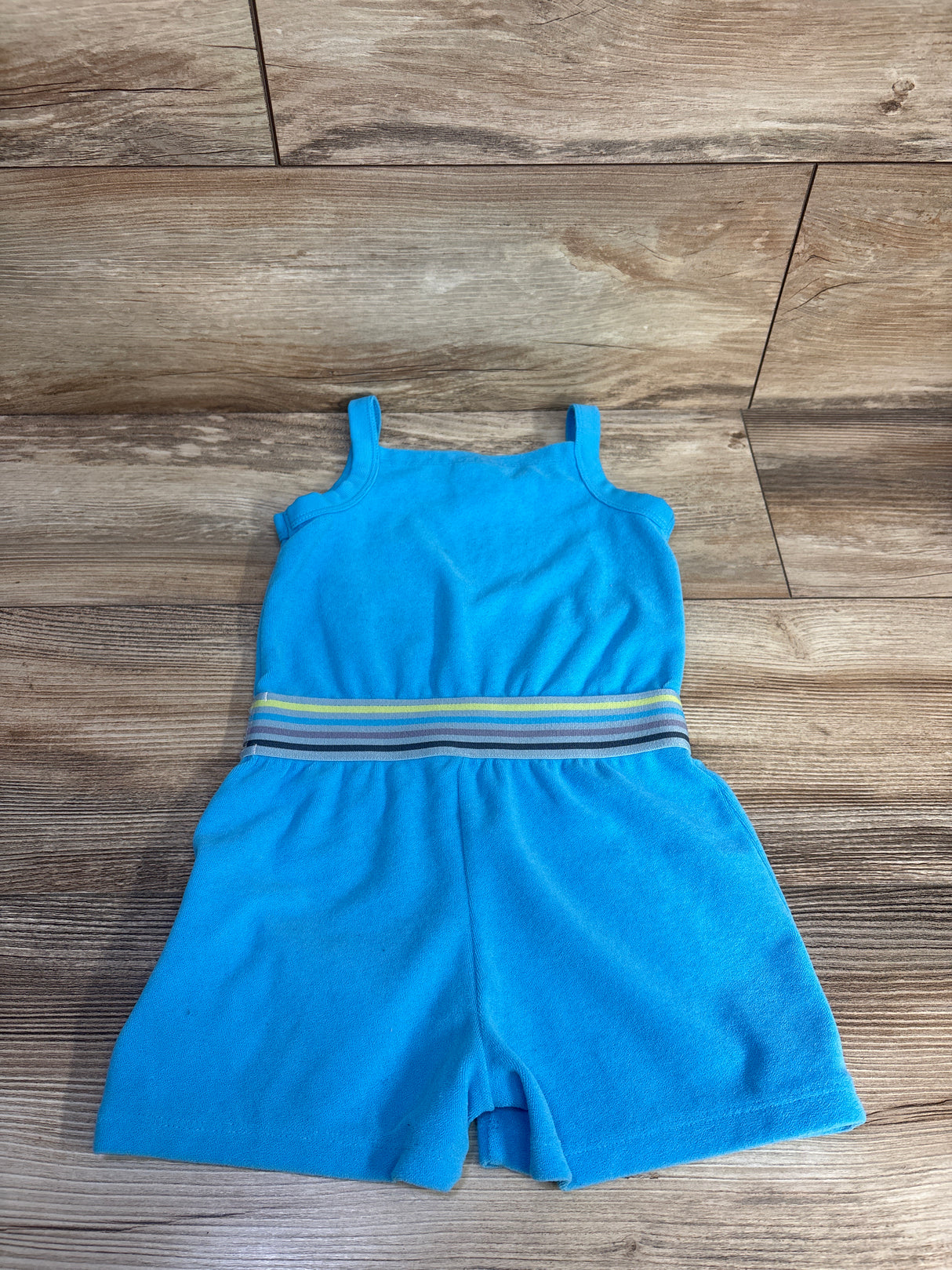 Nike Terry Cloth Tank Shortie Romper Blue sz 3T