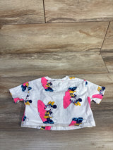 Baby Gap x Disney Minnie Mouse Cropped Surf Shirt White sz 6-12m