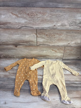 Cloud Island 2pk Sleepers Yellow sz 0-3m