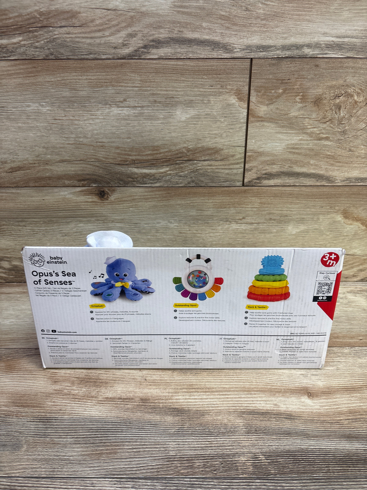 NEW Baby Einstein Opus's Sea of Senses Baby Toy Gift Set