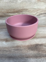 Rinkit Baby Silicone Suction Bowl in Dusty Rose