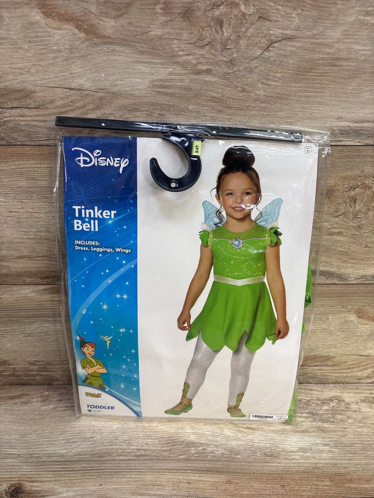 Spirit 3pc Tinkerbell Costume Set Green sz 3-4T