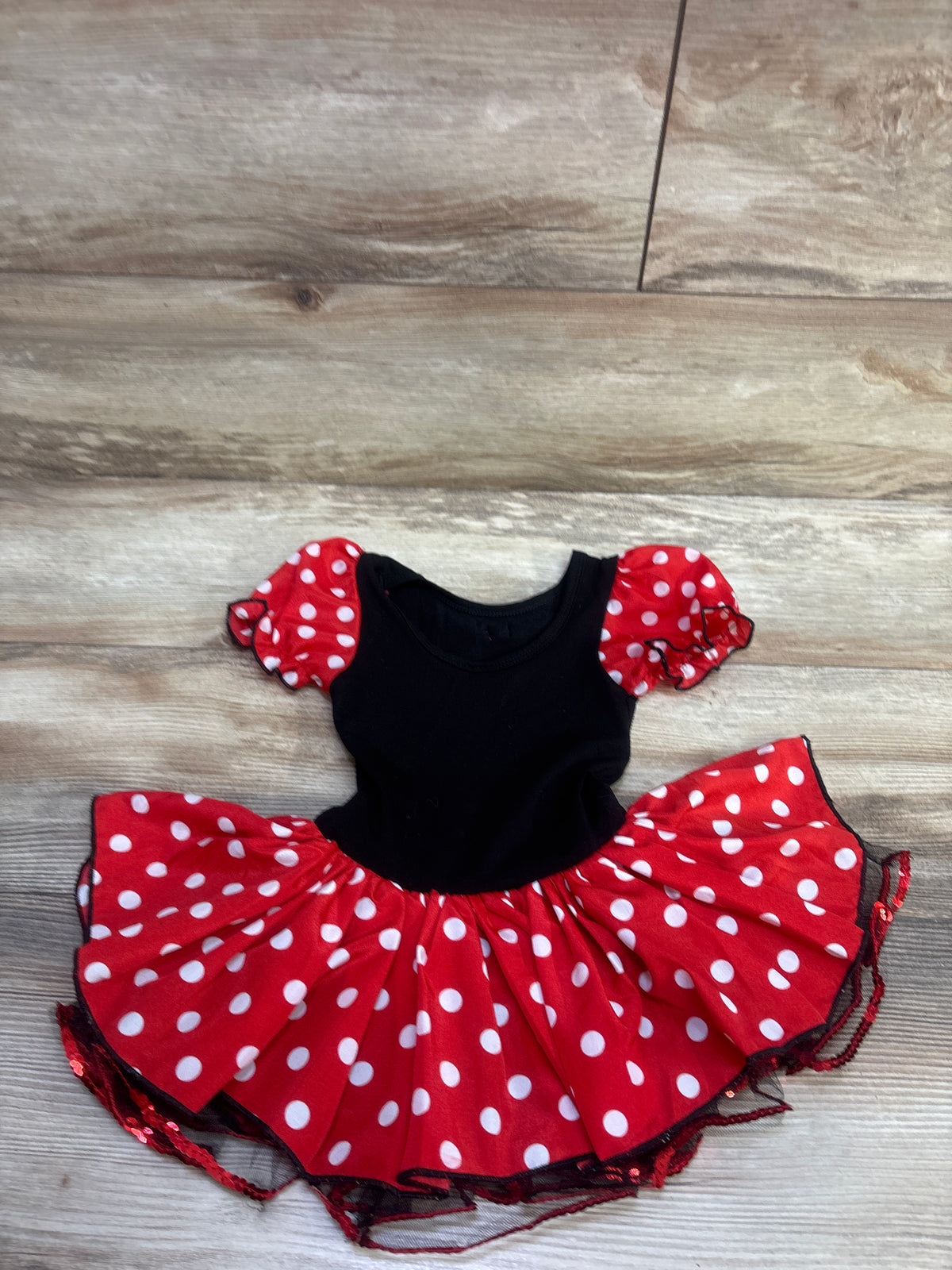 Wenchoice Disney Minnie Mouse Bodysuit Dress Black sz 12-18m