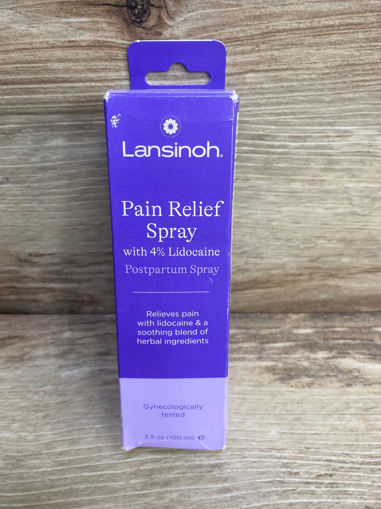 NEW Lansinoh Postpartum Pain Relief Spray with 4% lidocaine, 3.5oz