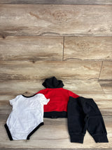 Jordan 3pc Full Zip Jacket & Joggers Set Red sz 3m