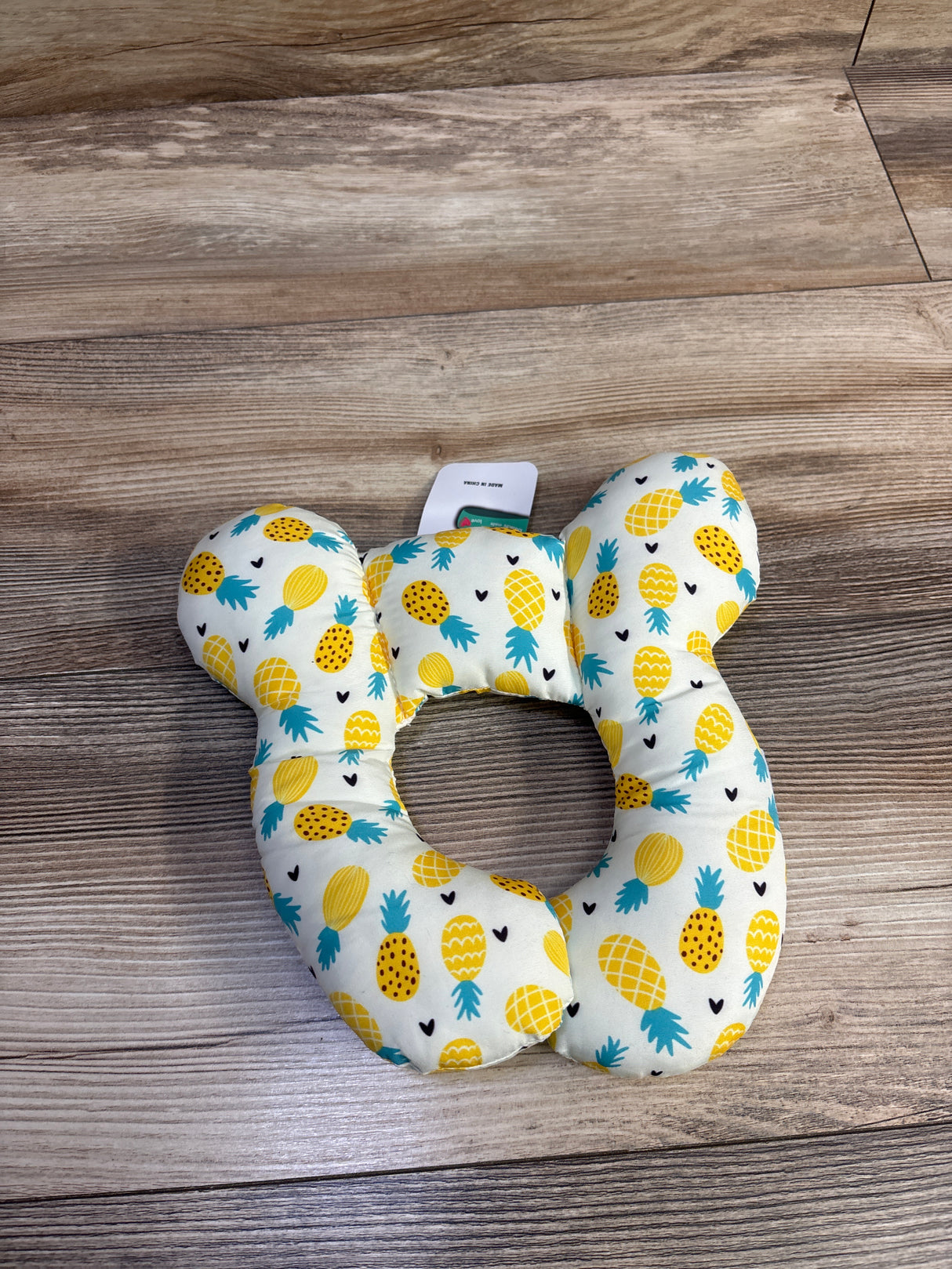NEW KAKIBLIN Baby Travel Neck Pillow, Pineapple Print
