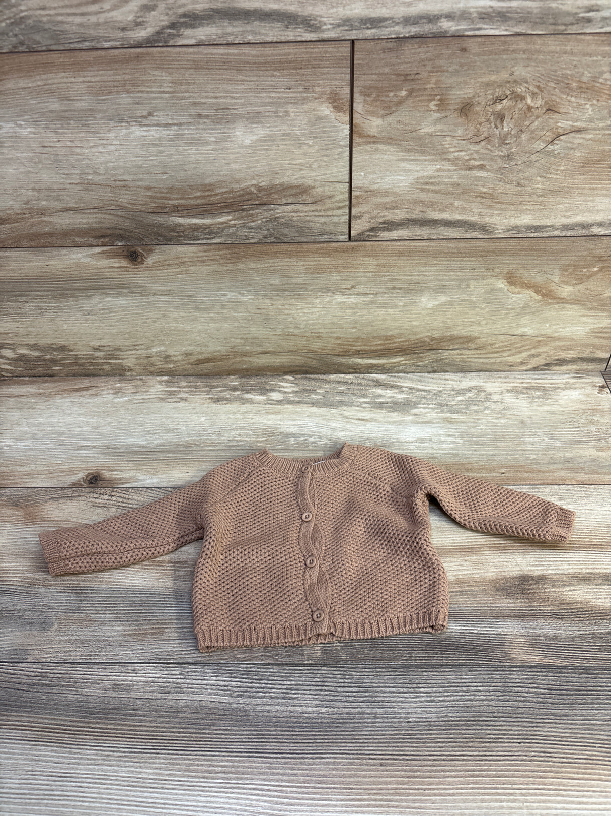 Cotton On Baby Organic Knit Cardigan Brown sz Newborn