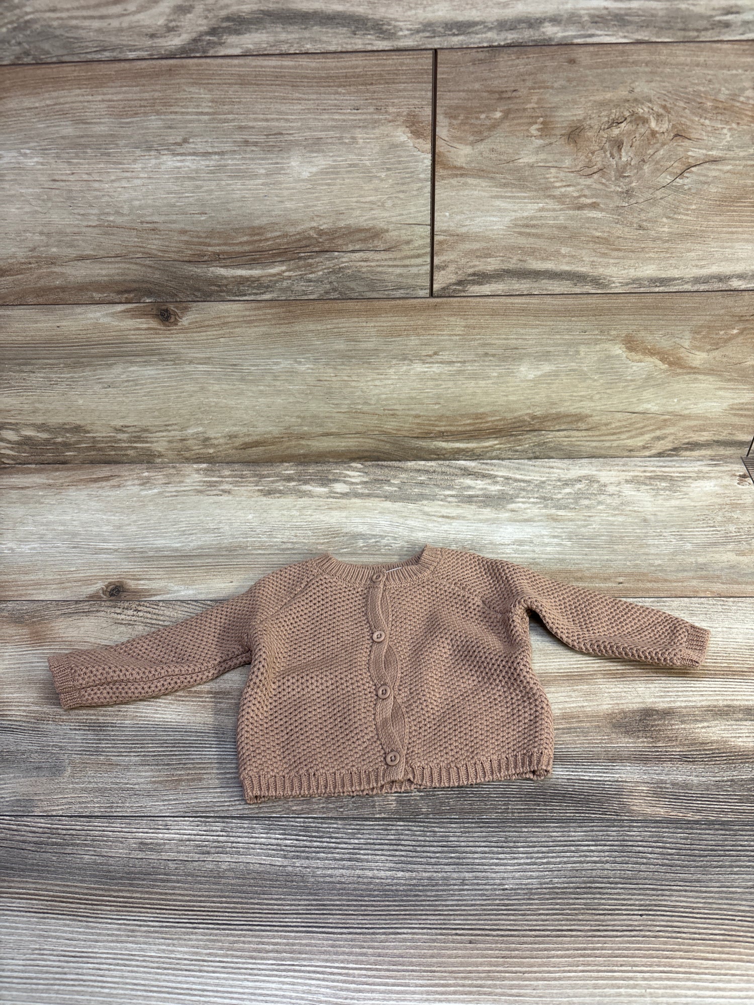 Cotton On Baby Organic Knit Cardigan Brown sz Newborn