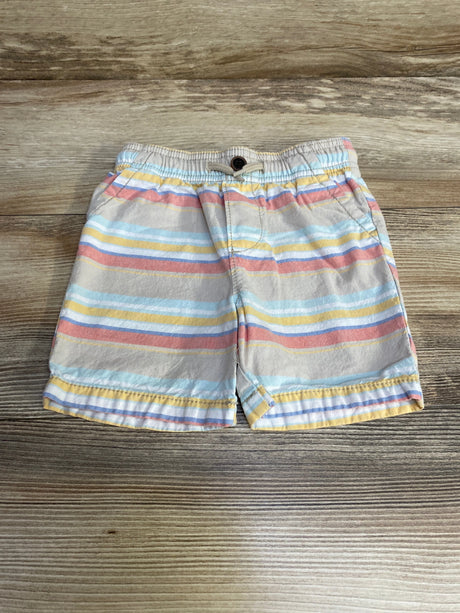 Oshkosh Striped Drawstring Shorts Beige sz 18m - Me n Mommy To Be
