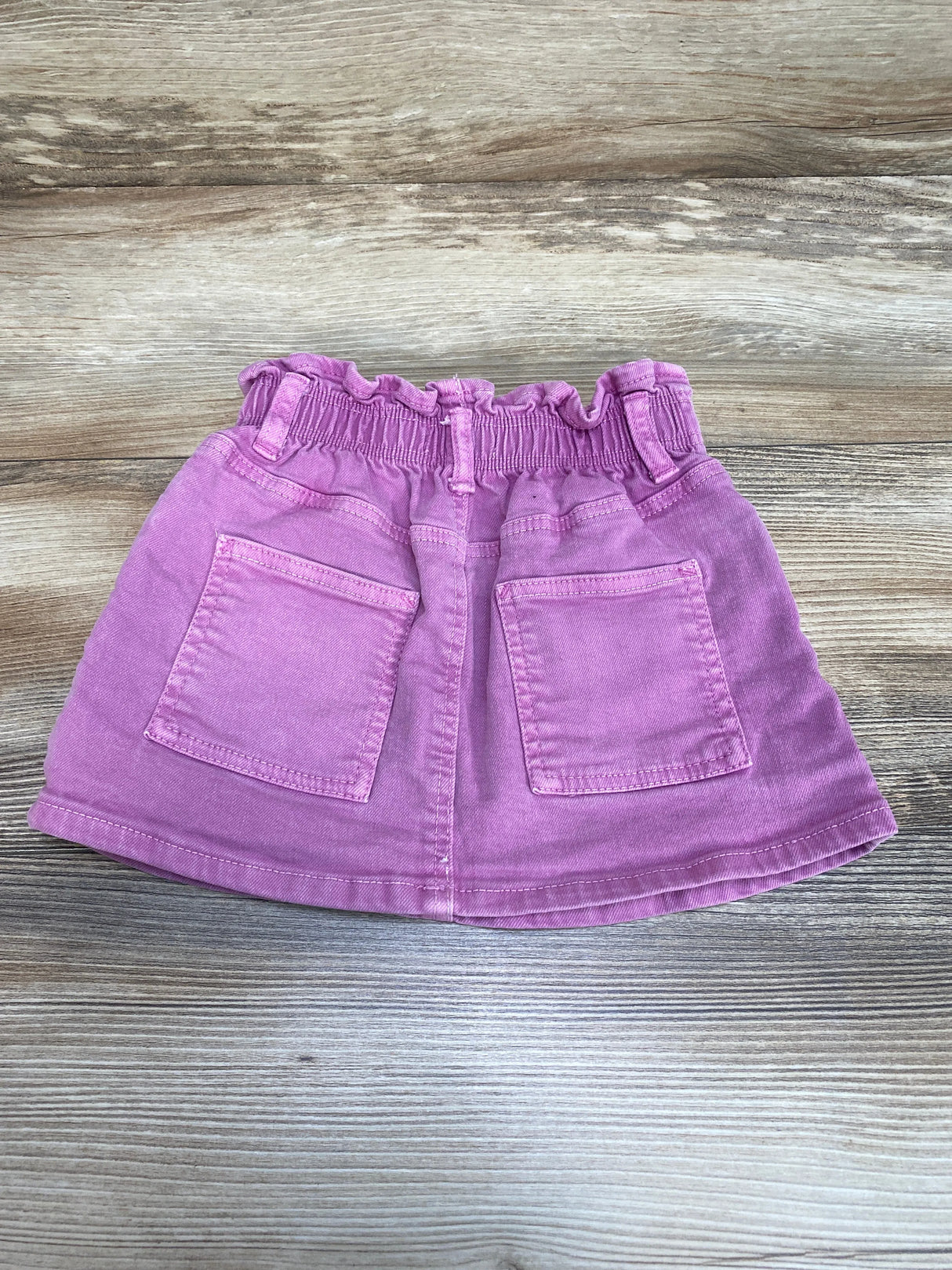 Zara Purple Denim Paper Bag Skirt sz 3-4T