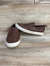 Old Navy Brown Leather Slip-On Sneakers sz 10c
