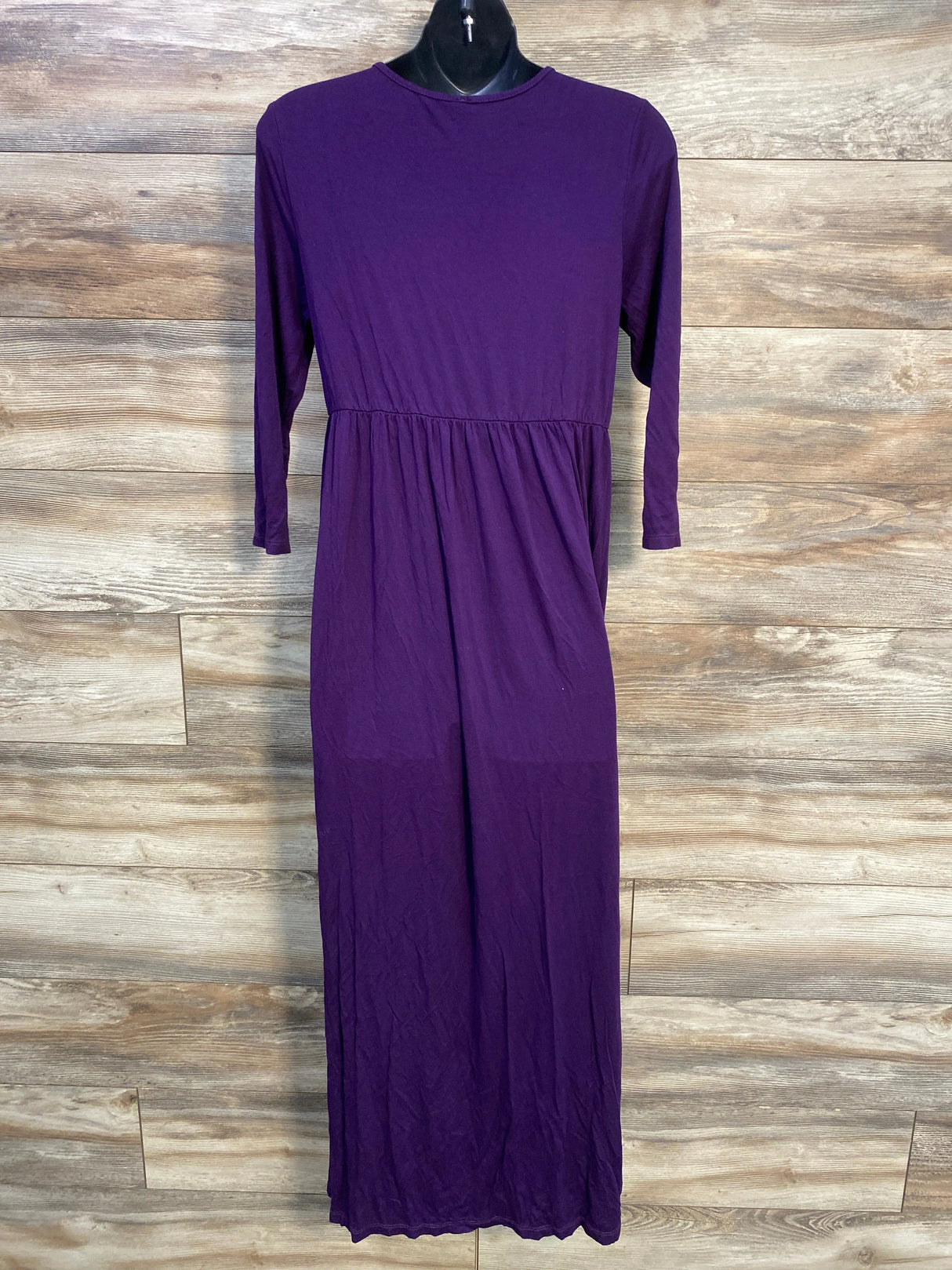 Mother Bee Maternity V-Neck Maxi Dress Purple sz XL