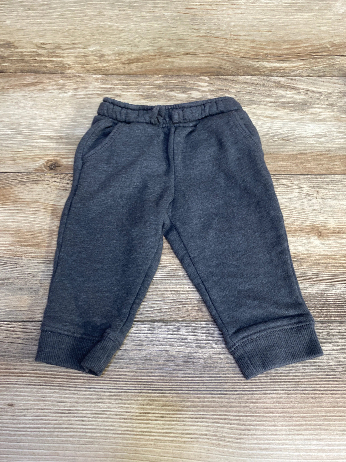 Cat & Jack Drawstring Joggers Grey sz 12m - Me n Mommy To Be