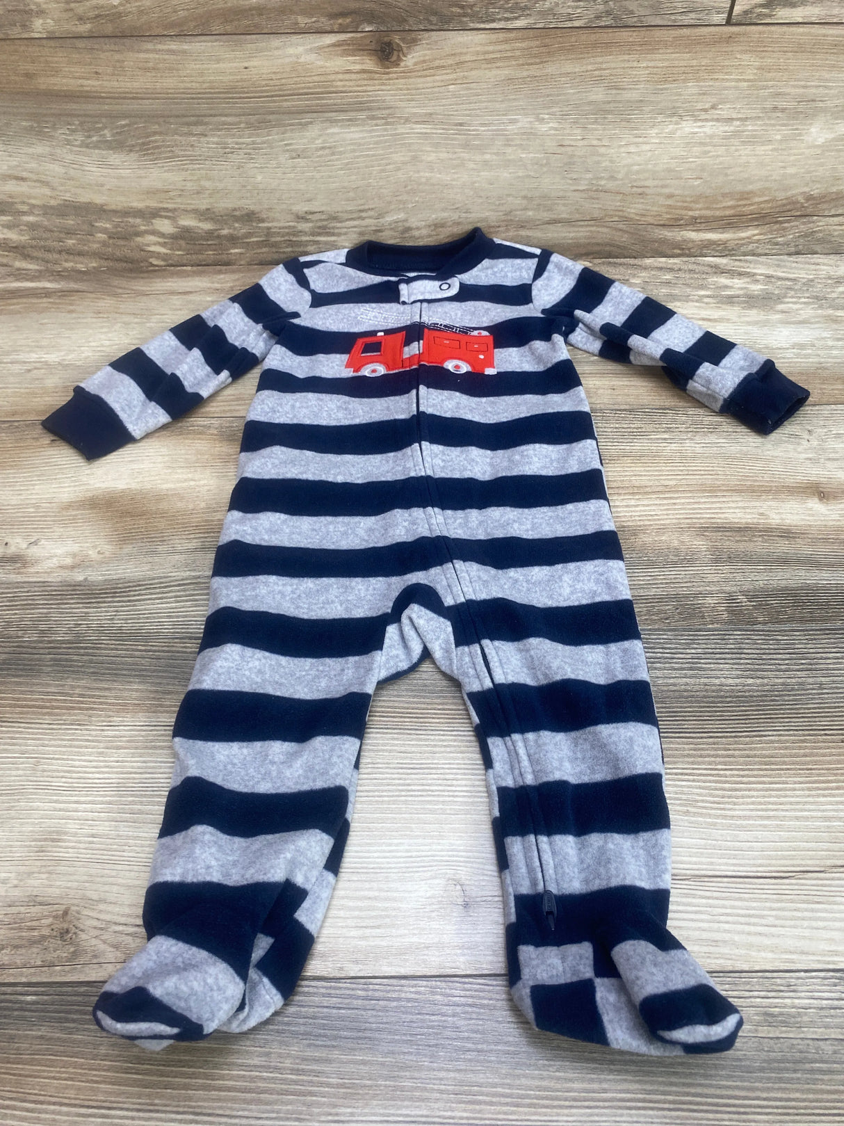 Carter's Striped Blanket Sleeper Navy sz 9m