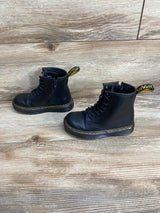 Dr. Martens Zavala Combat Lace Up Boots Black sz 9c