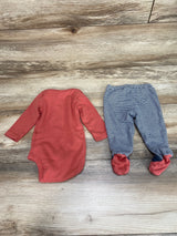 Carter's 2pc My Best Friend Bodysuit & Pants Red sz 3m