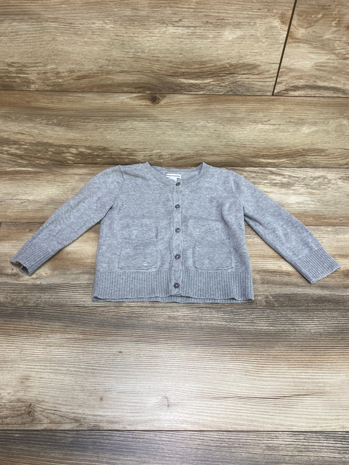 Amazon Essentials Cardigan Sweater Grey sz 3T