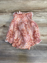 Cupcakes and Cashmere Floral Romper Pink sz 0-3m