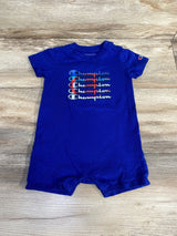 Champion Logo Shortie Romper Blue sz 12-18m