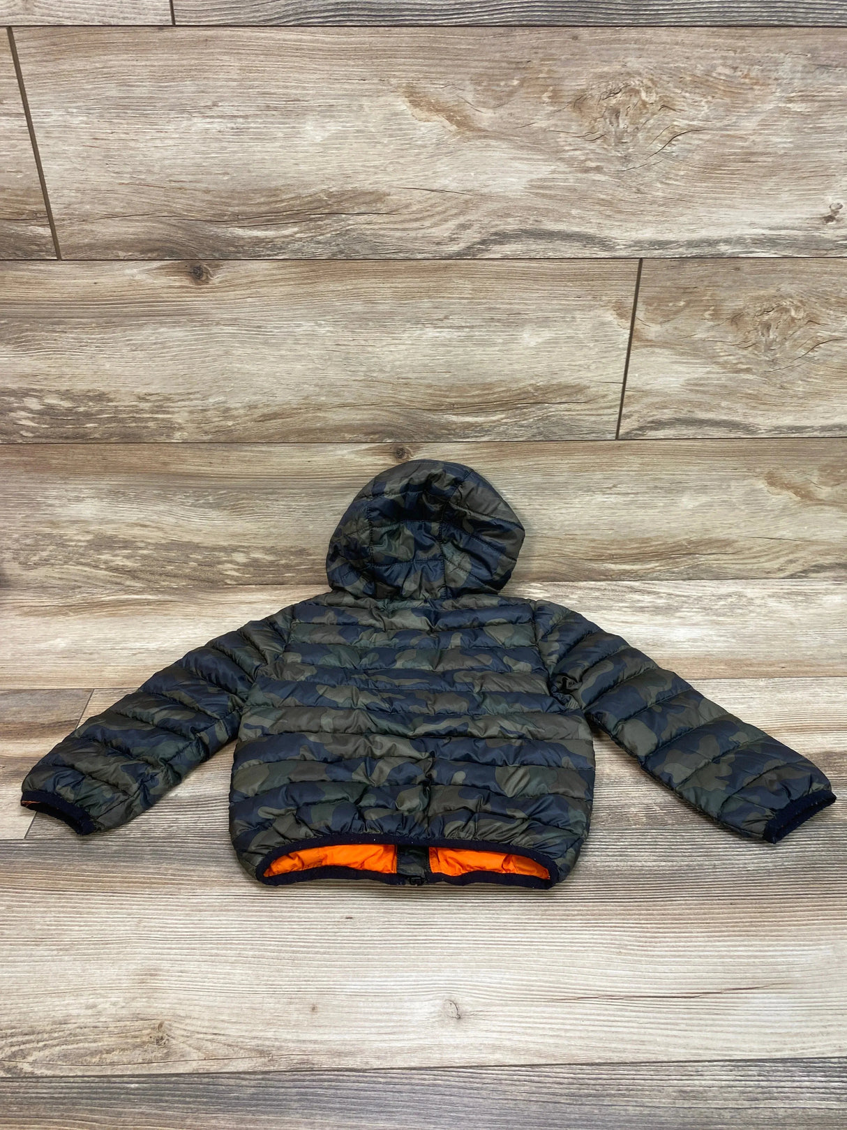 Class Club Camo Lightweight Puffer Jacket Green sz 2-3T