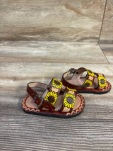 Leather Huarache Sunflower Sandals Brown sz 3c