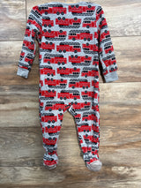 Kids Headquarters Firetruck Blanket Sleeper Grey sz 18m