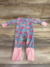Coco Moon Bamboo Convertible Sleeper Blue sz 3-6m