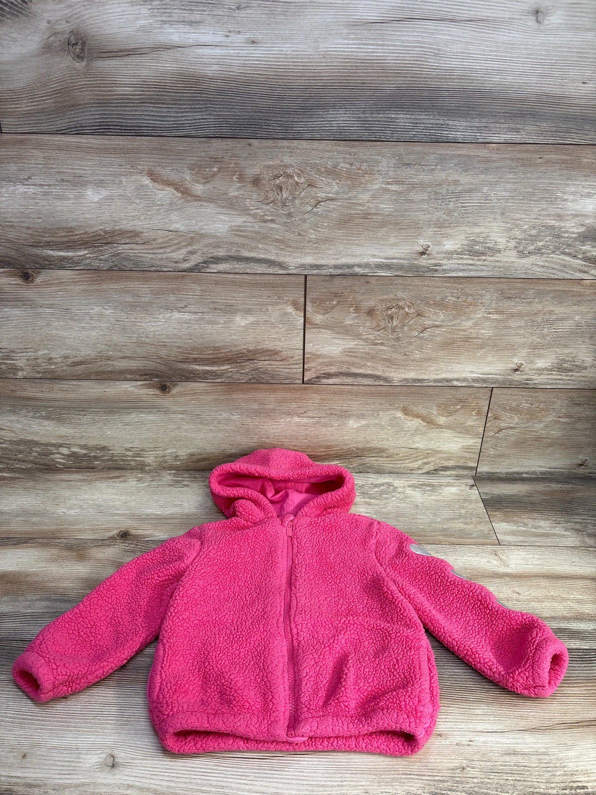 Old Navy Sherpa Full Zip Jacket Pink sz 3T