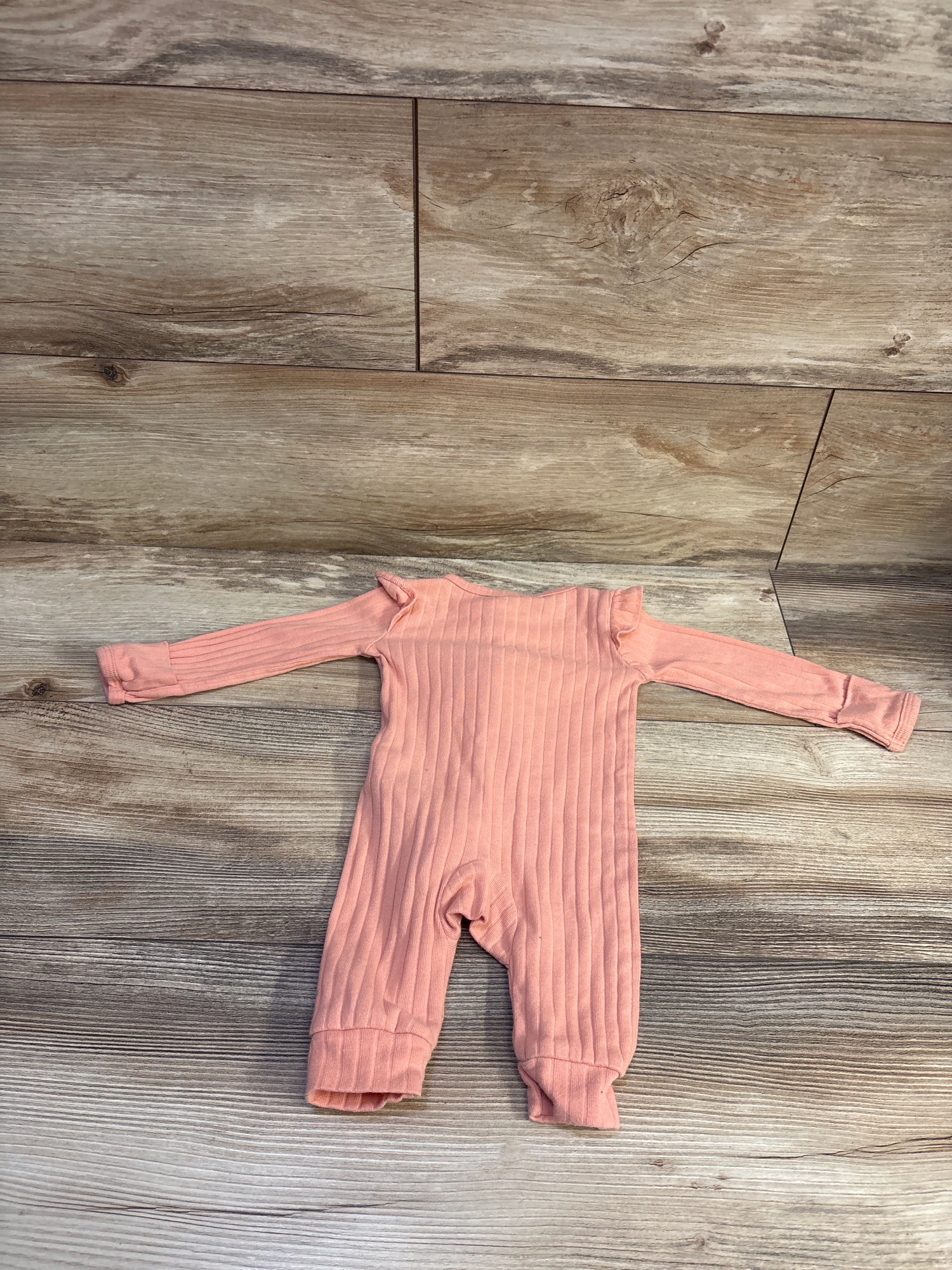 Carter's Ribbed Footless Sleeper Peach sz 3m