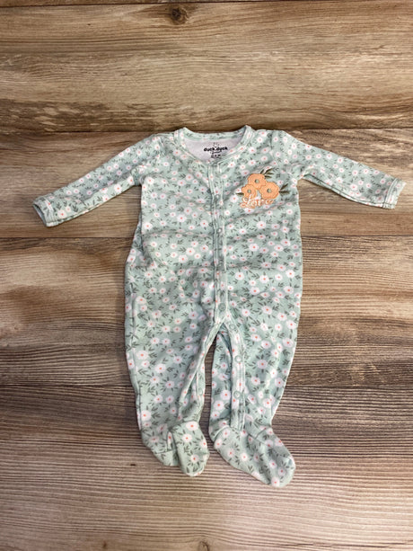 Duck Duck Goose Floral Sleeper Mint sz 0-3m - Me n Mommy To Be