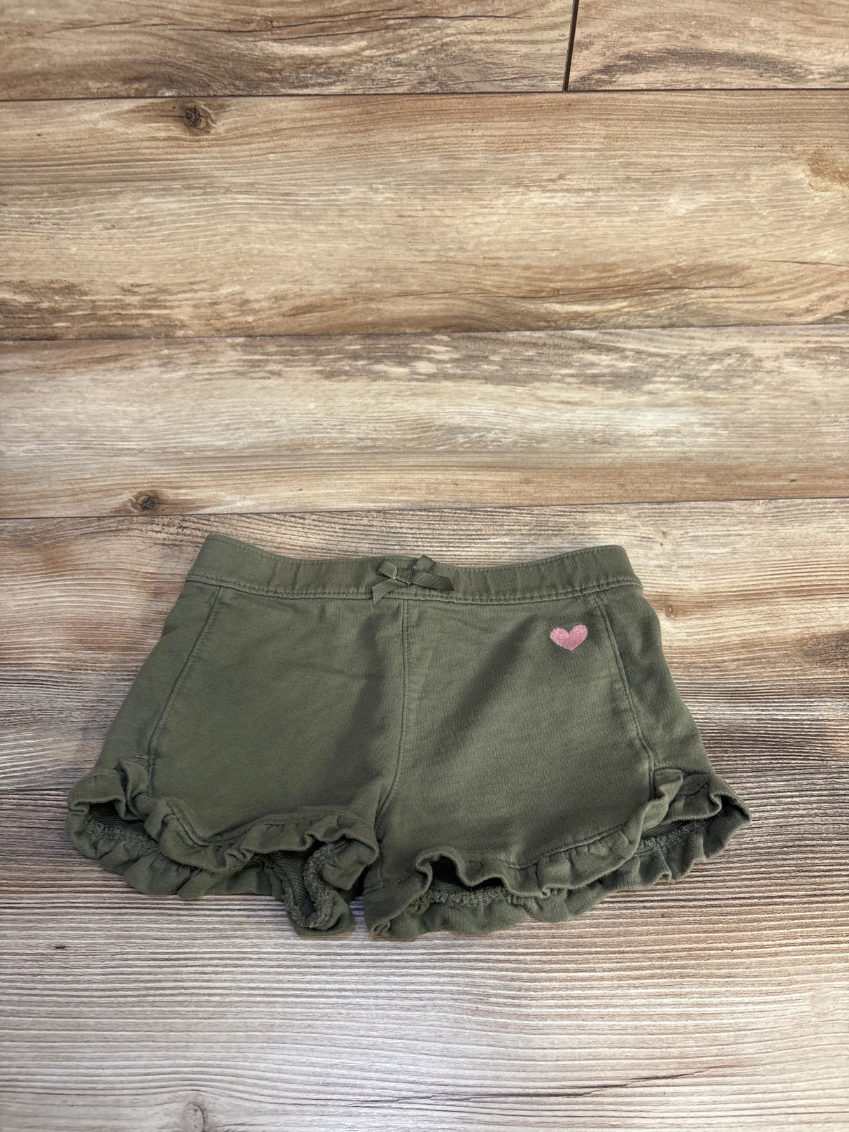Simple Joys Knit Shorts Green sz 5T