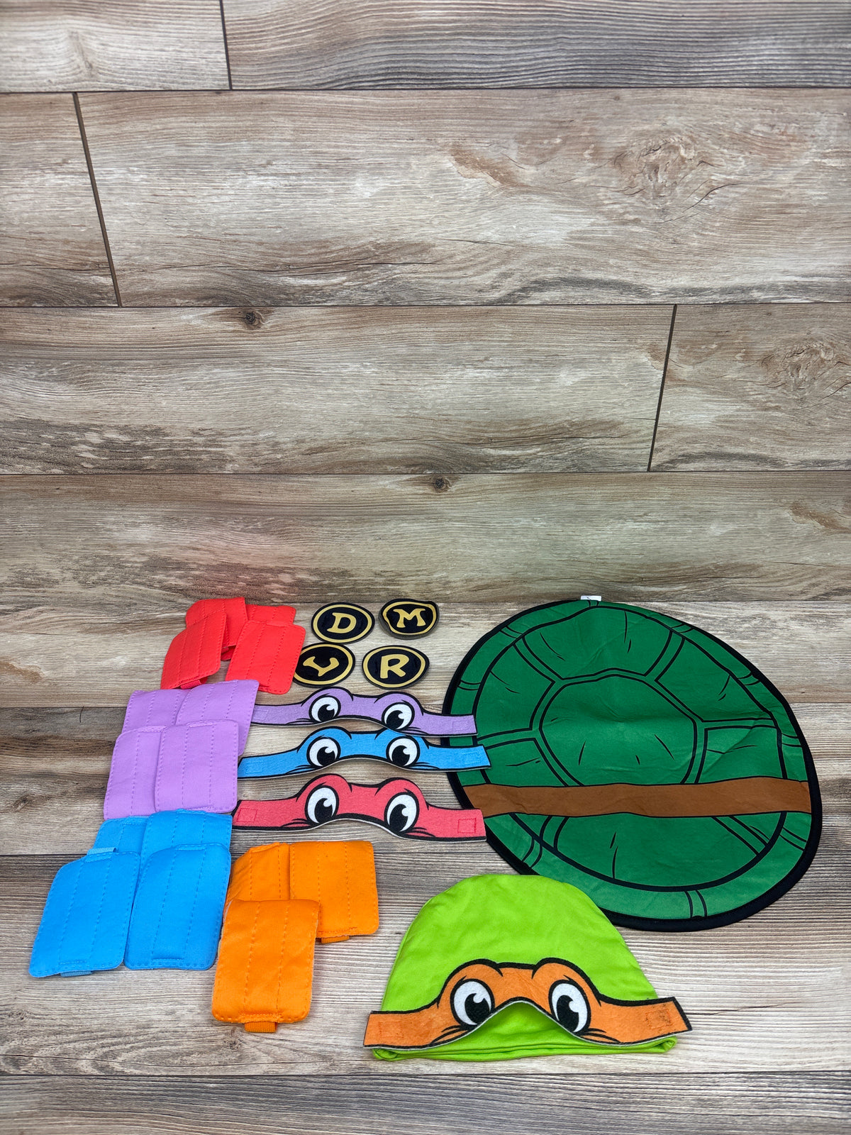 Rubies Teenage Mutant Ninja Turtles 4-in-1 Halloween Costume Green sz 3-4T*