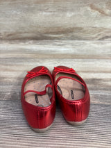 Wonder Nation Bow Ballet Flats Red sz 7c
