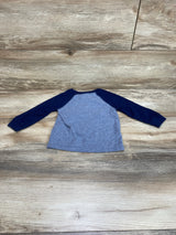 Cat & Jack Blue Raglan Shirt sz 12m