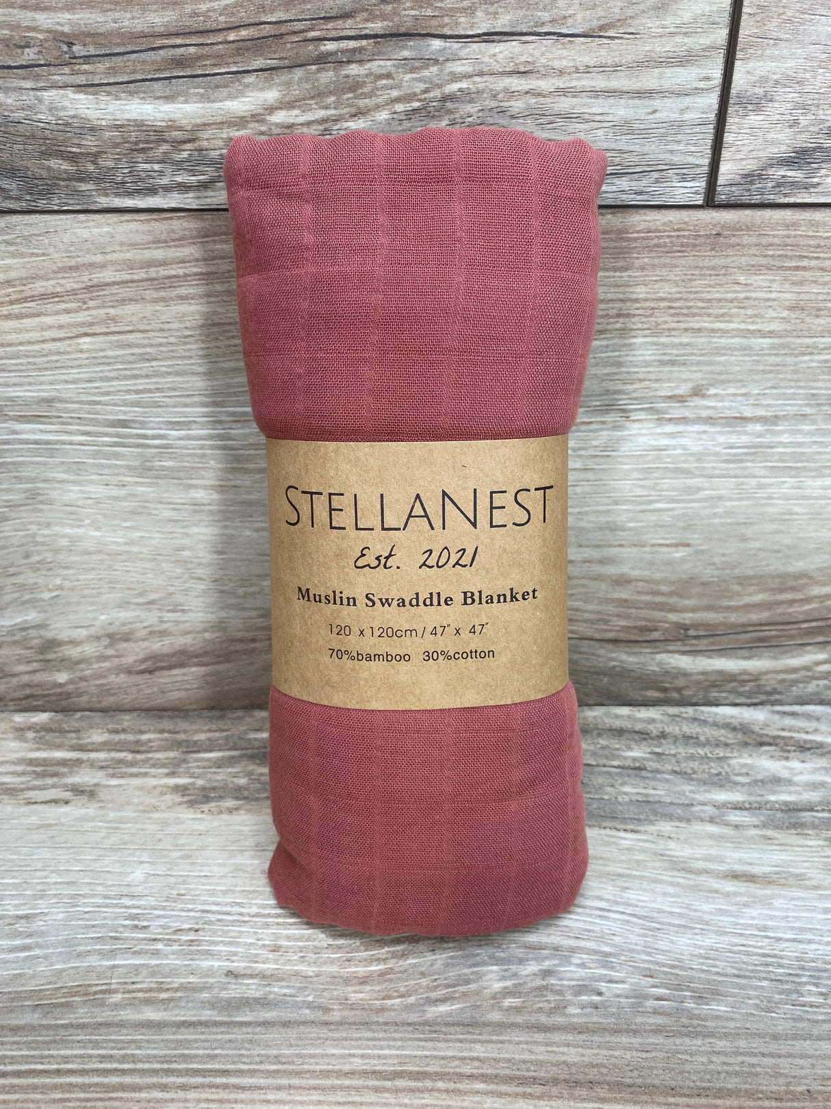 NEW Stellanest Muslin Swaddle Blanket 47"x47"