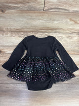 Celebrate New Years My First New Years Tutu Bodysuit Black sz 6-9m