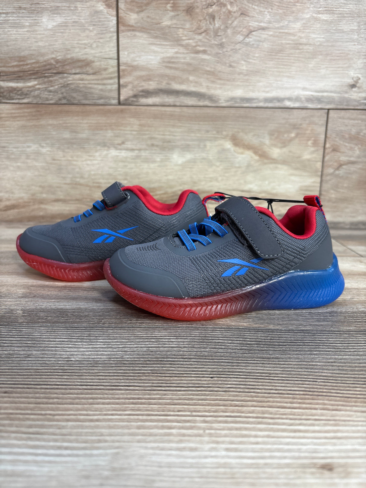 NEW Reebok Light-Up Sneakers, Grey sz 10c