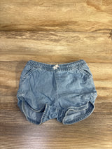 Jumping Beans Chambray Drawstring Shorts Blue sz 18m