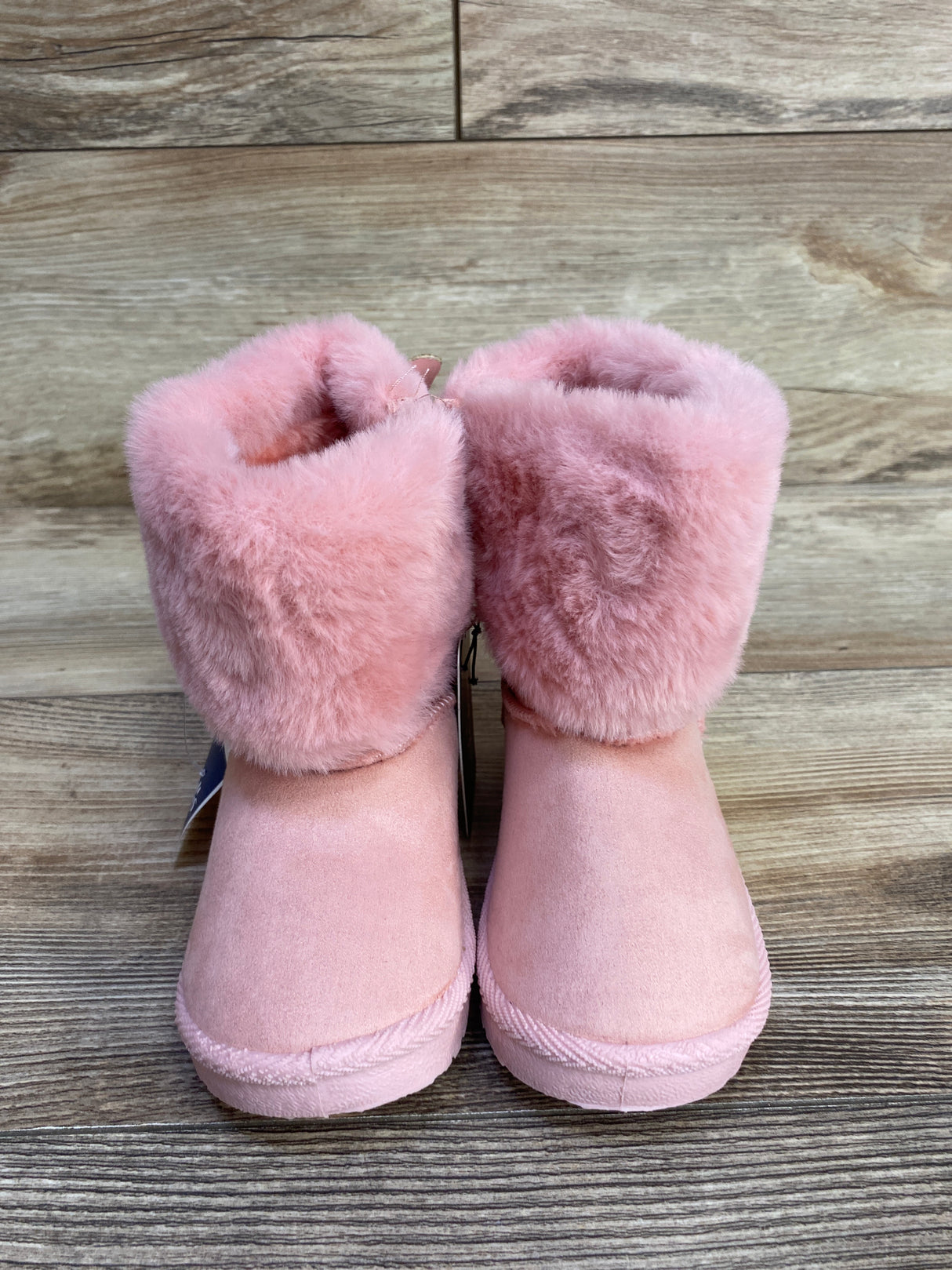 NEW bebe Faux Fur Winter Boots, Pink sz 8c
