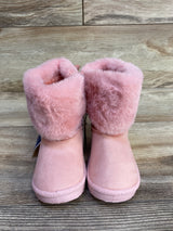 NEW bebe Faux Fur Winter Boots, Pink sz 8c